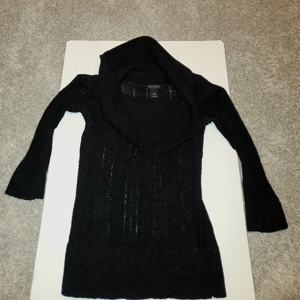 WHITE HOUSE BLACK MARKET Black XS Sweater